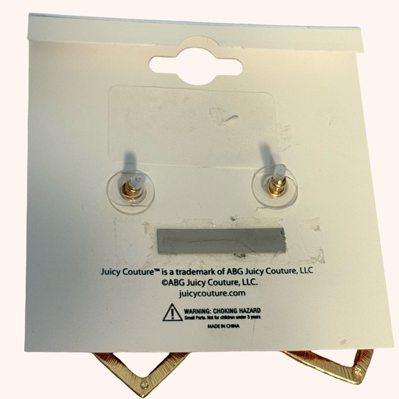 Juicy Couture NWT Faux Fur Pink Flash Crossbody Bag & Heart Earrings (P139) - Picture 11 of 12